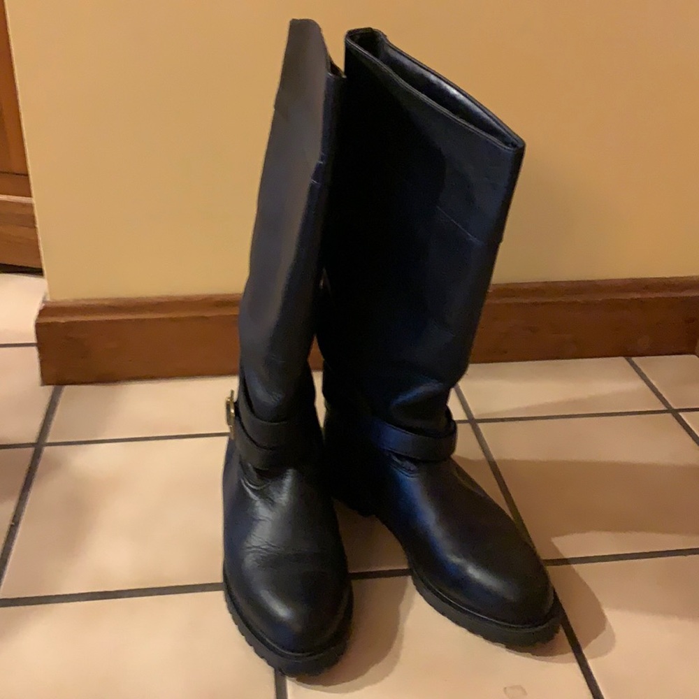 Easy Spirit Black Leather Boots